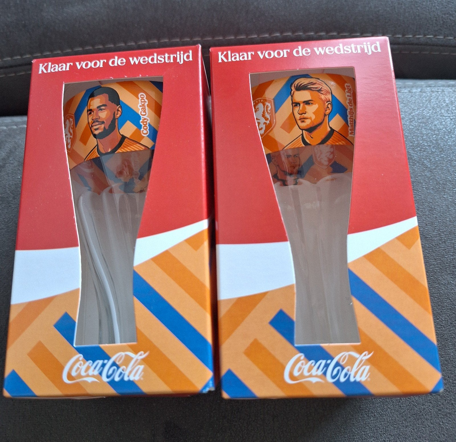 Coca-Cola Glazen WK 2022 Gakpo, de Ligt, Verzamelen, Ophalen of Verzenden, Nieuw