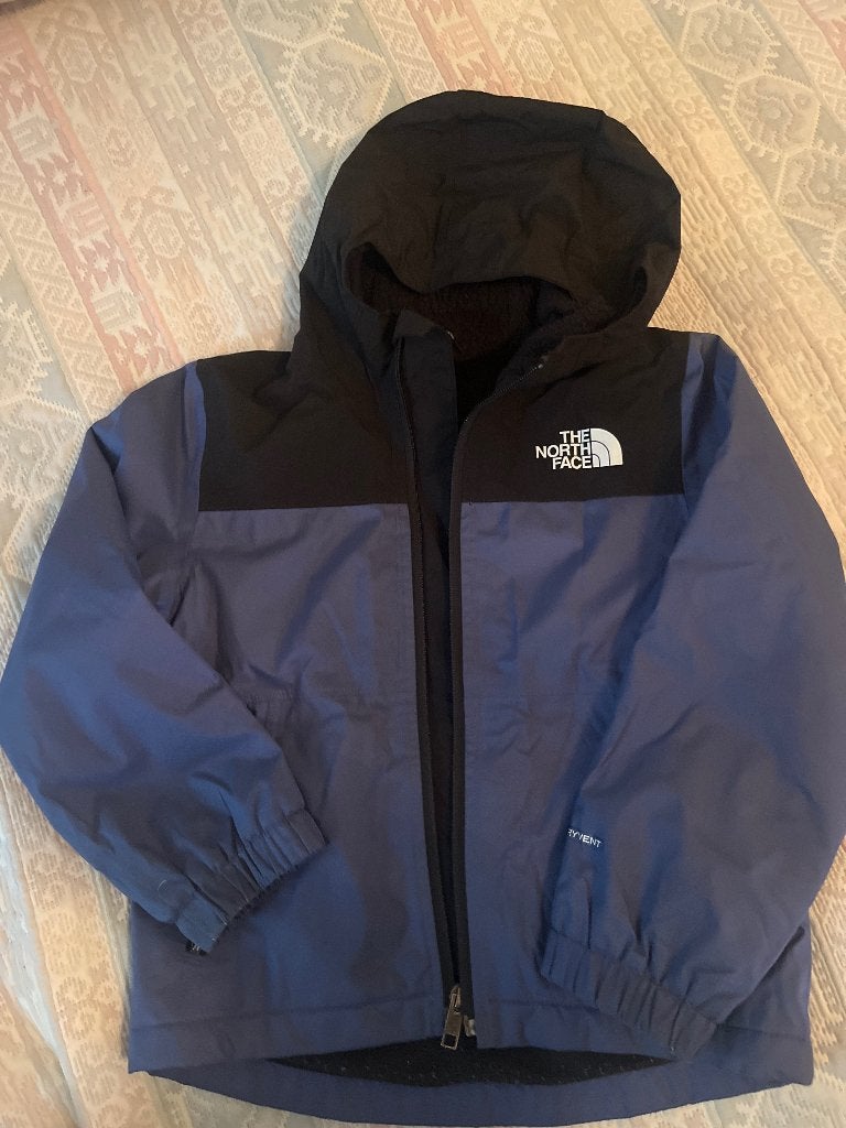 North face regenjasje (6) xs/tp, Kinderen en Baby's, Ophalen, Gebruikt, Jongen of Meisje, Jas