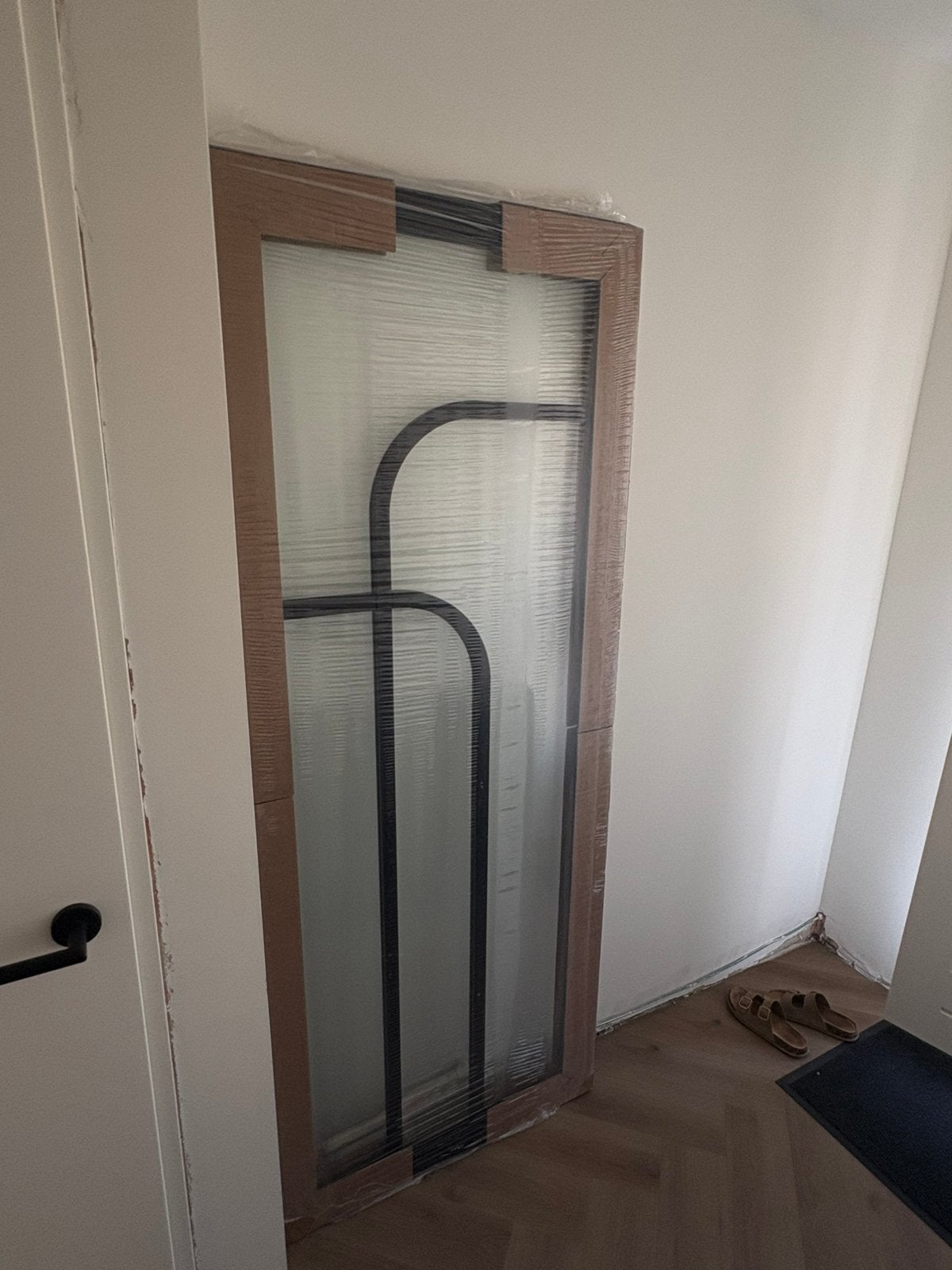 Tussendeur zwart - 201,5 x 83 cm - nieuw in verpakking!, Doe-het-zelf en Verbouw, Deuren en Horren, Ophalen, 80 tot 100 cm, Binnendeur