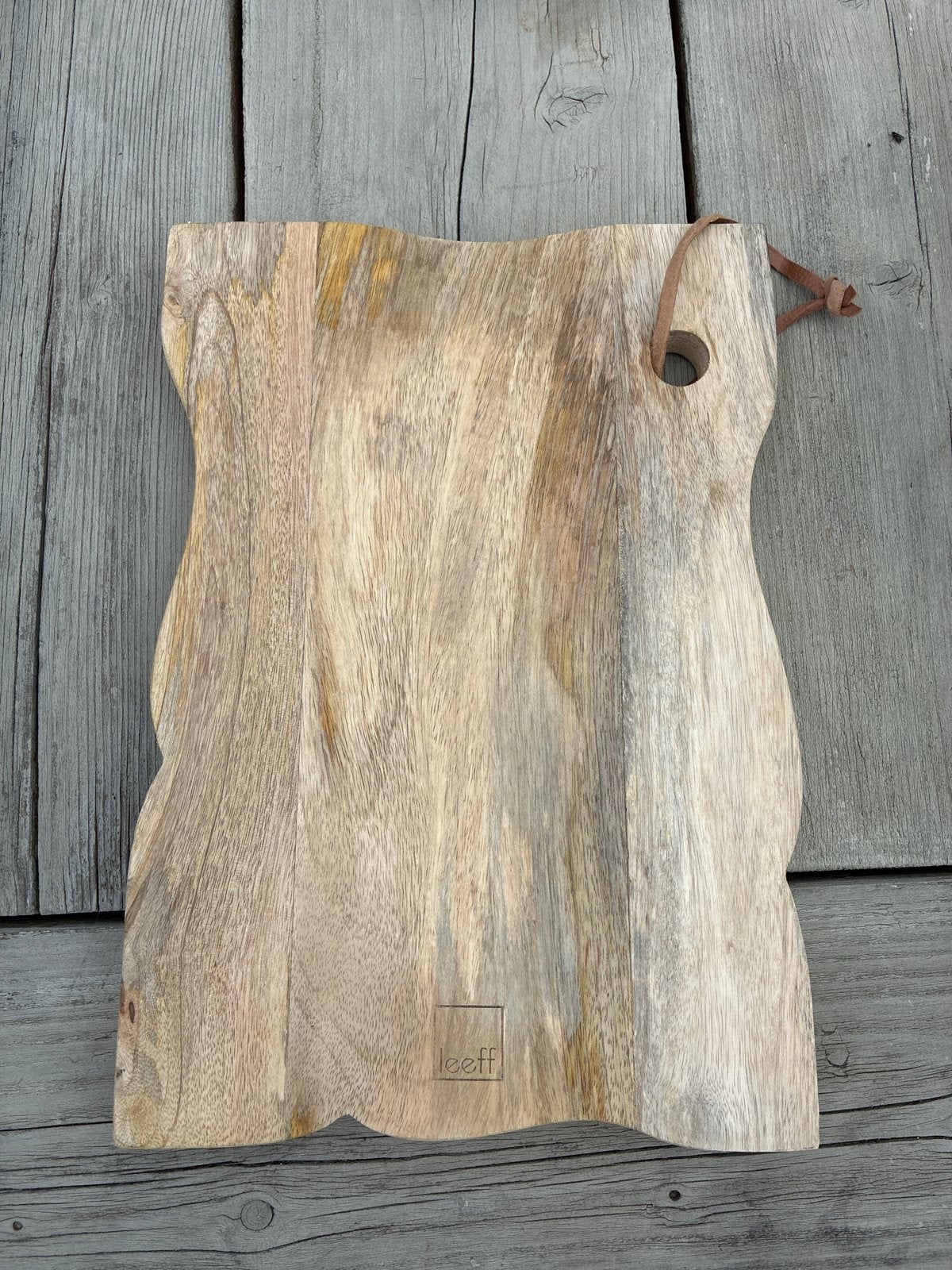 Leeff Snijplank/borrelplank Hout - Zo goed als nieuw, Huis en Inrichting, Hout, Snij-/serveerplank, Ophalen of Verzenden, Zo goed als nieuw