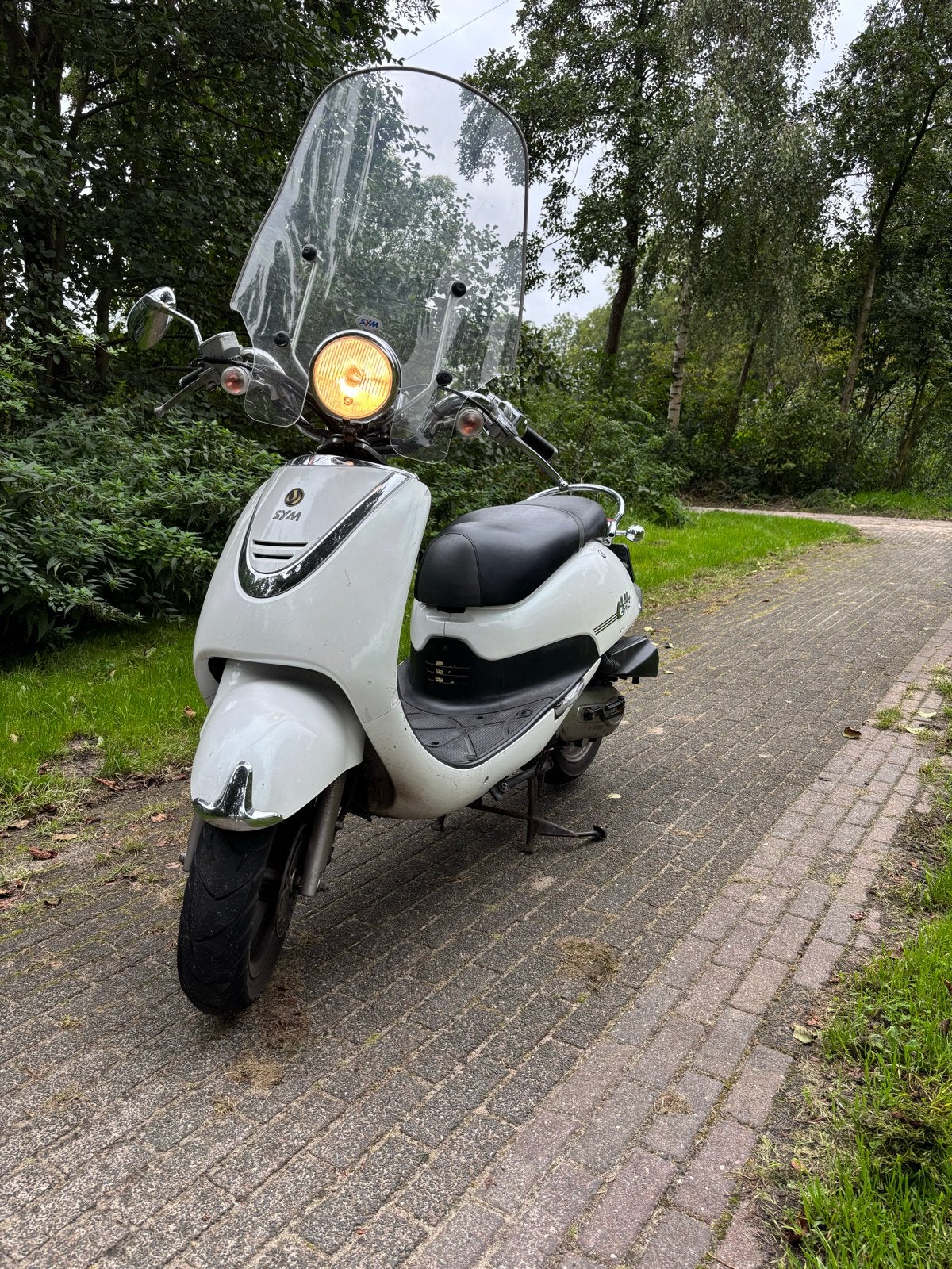 Gebruikte SYM Cello Scooter - Wit, Ophalen, Gebruikt, Overige modellen, Maximaal 45 km/u