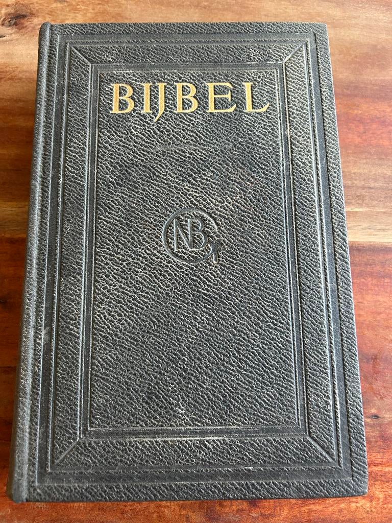 Bijbel 1931 Statenvertaling NBG Hardcover Leer, Antiek en Kunst, Antiek | Boeken en Bijbels, Ophalen of Verzenden