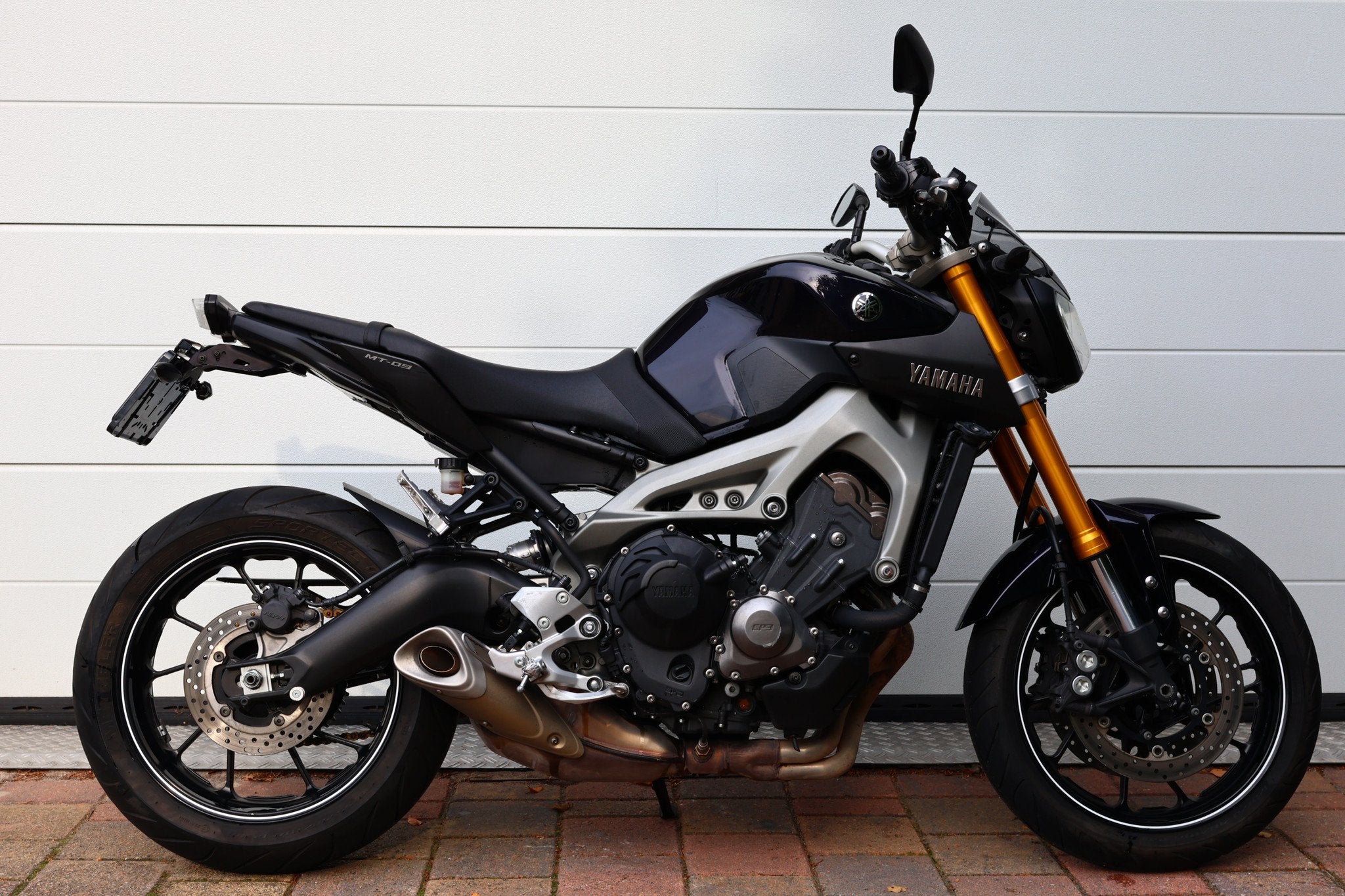 Yamaha MT09 | MT-09 | MT 09 BLACK EDITION (bj 2014), Meer dan 35 kW, 847 cc, Handgeschakeld, Naked bike