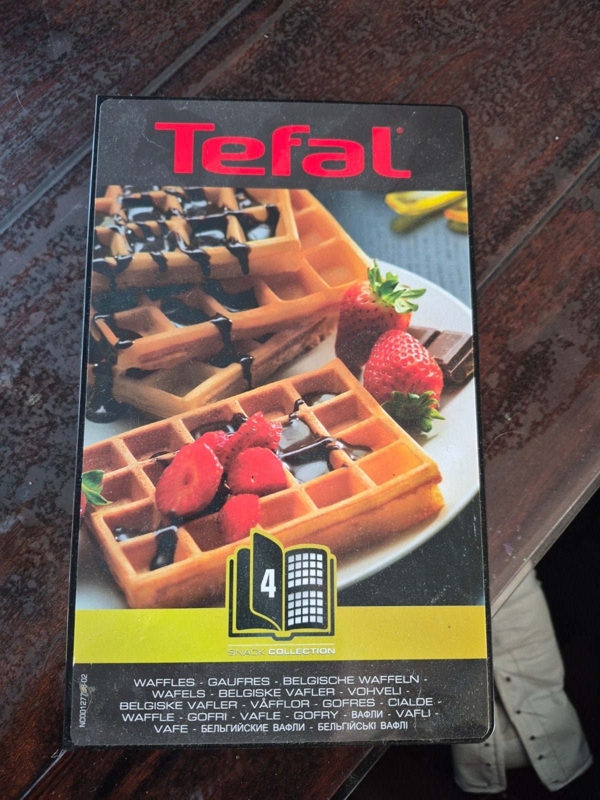 Tefal Snack Collection Wafelijzer - Set 4 Wafels, Ophalen of Verzenden, Uitneembare platen, Zo goed als nieuw