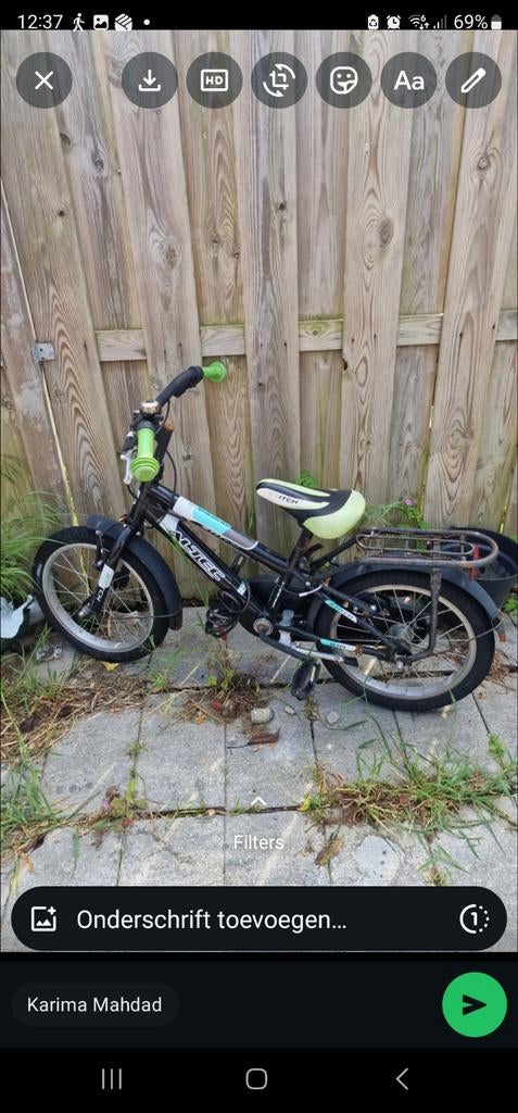 Kinderfiets Gratis ophalen, Ophalen of Verzenden, Gebruikt, 20 inch of meer