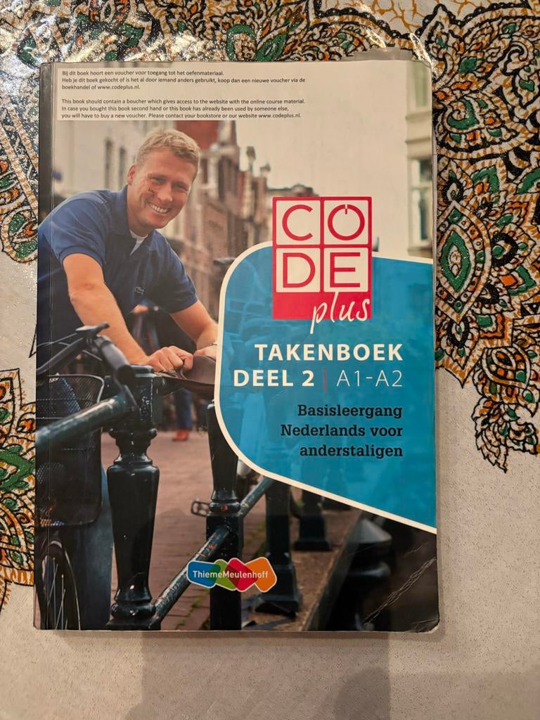 Code Plus Takenboek Deel 2 A1-A2 Nederlands voor anderstalig, Ophalen of Verzenden, Alpha, Gelezen, Overige niveaus