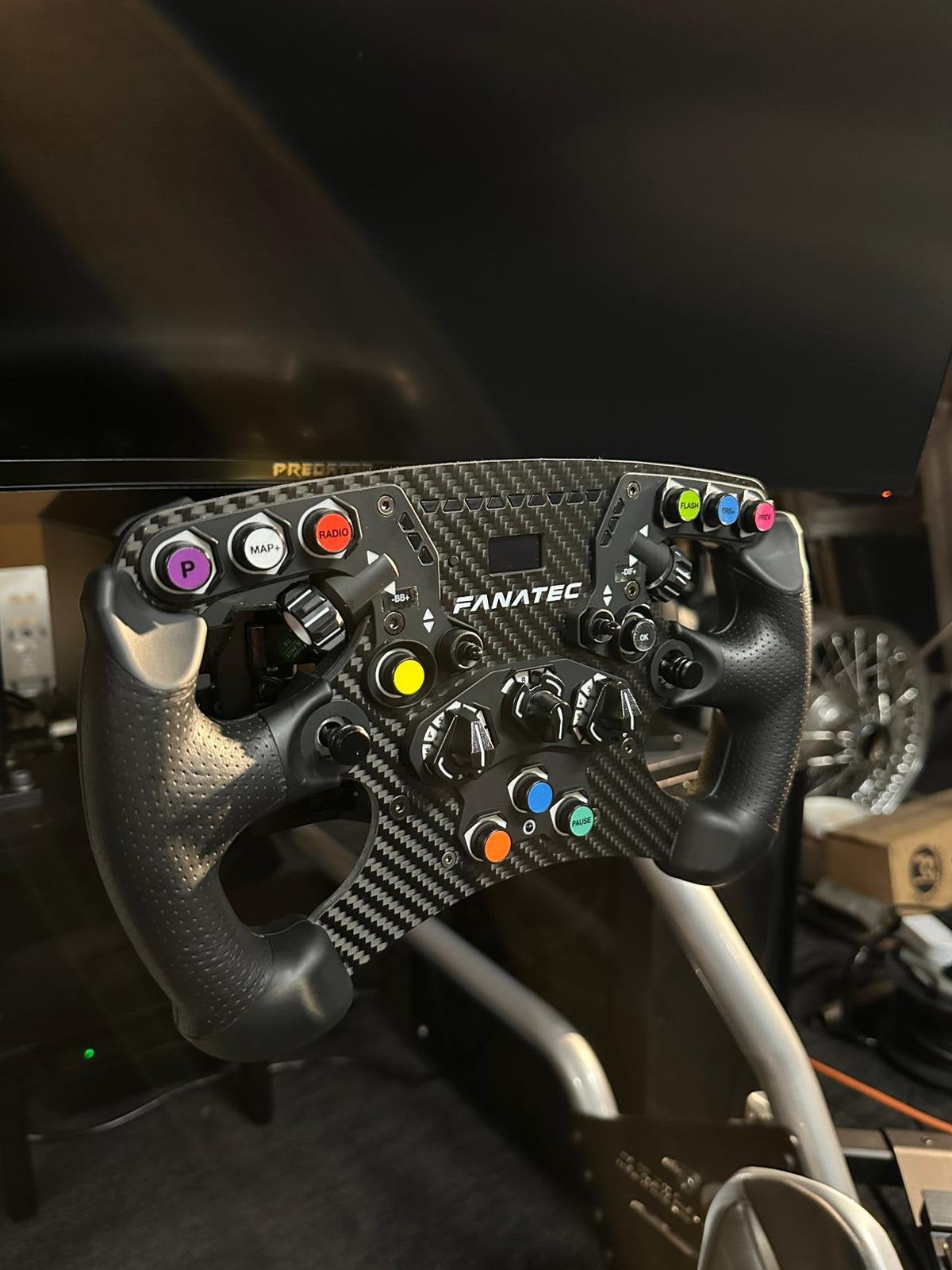 Fanatec clubsport v2.5 met advanced paddle module., Ophalen of Verzenden, Zo goed als nieuw