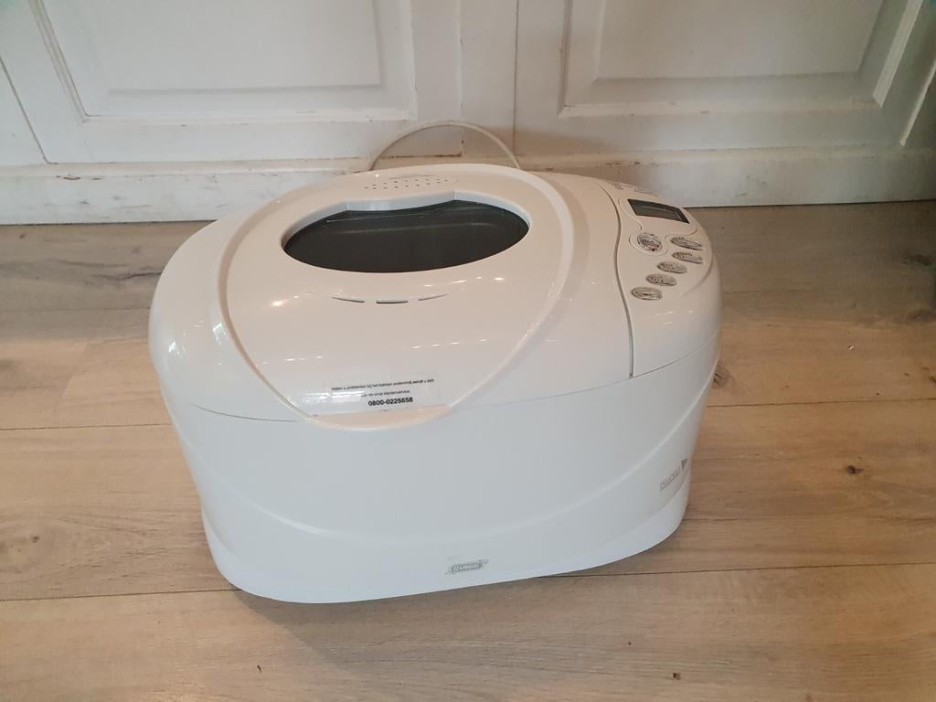 Broodbakmachine - quigg, Witgoed en Apparatuur, Broodbakmachines, Met timer, Gebruikt, Kijkvenster, 800 tot 1200 gram deeg