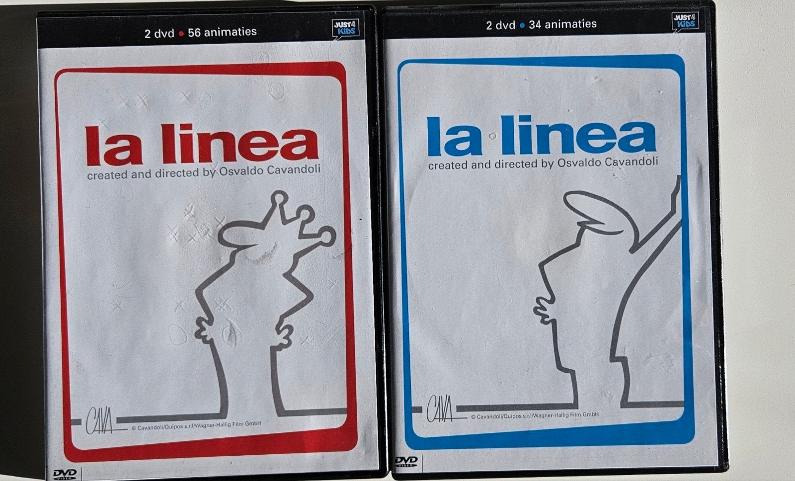 La Linea DVD-set, animatie, Europees, Gebruikt, Tekenfilm, Verzenden