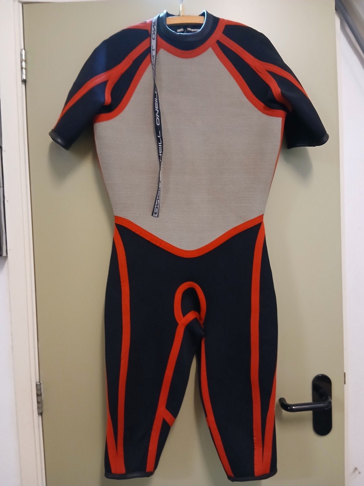 O'Neill wetsuit rood/zwart, maat L, Wetsuit, Gebruikt, O'Neill, Ophalen of Verzenden