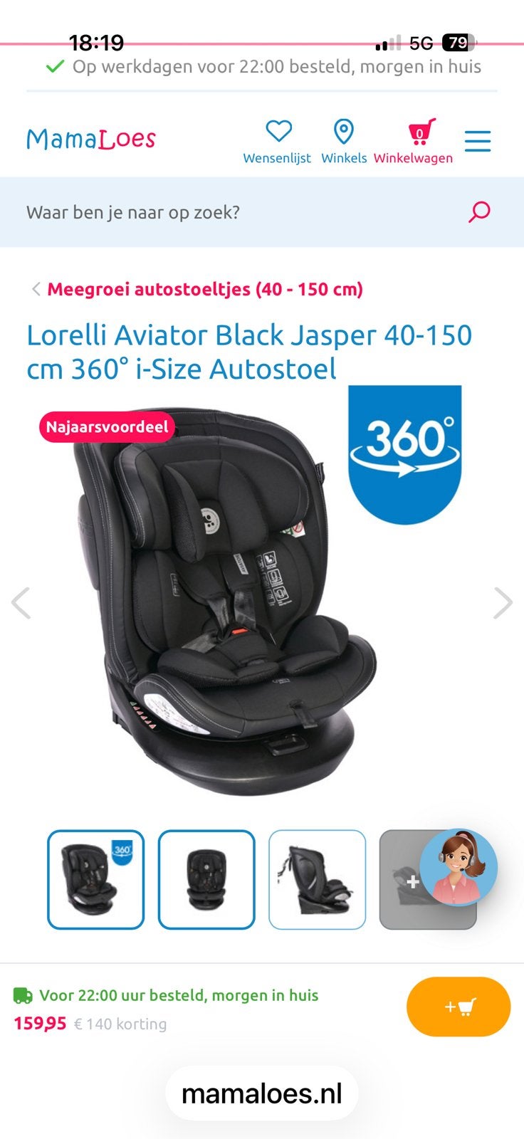 Autostoeltje, Autogordel of Isofix, Afneembare rugleuning, Zo goed als nieuw, Ophalen