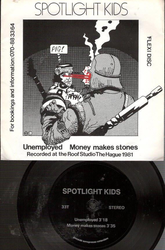 Spotlight Kids - Unemployed (Flex) NEW WAVE -RARE!, Ophalen, Gebruikt, Rock en Metal