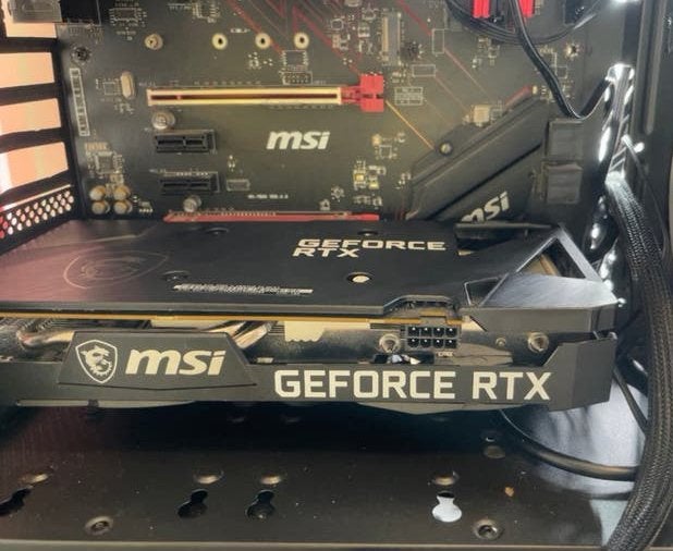 NVIDIA GeForce RTX 3060 Ti 8GB –MSI Ventus 2X OC–Goede staat, HDMI, GDDR6, PCI-Express 4, Ophalen of Verzenden