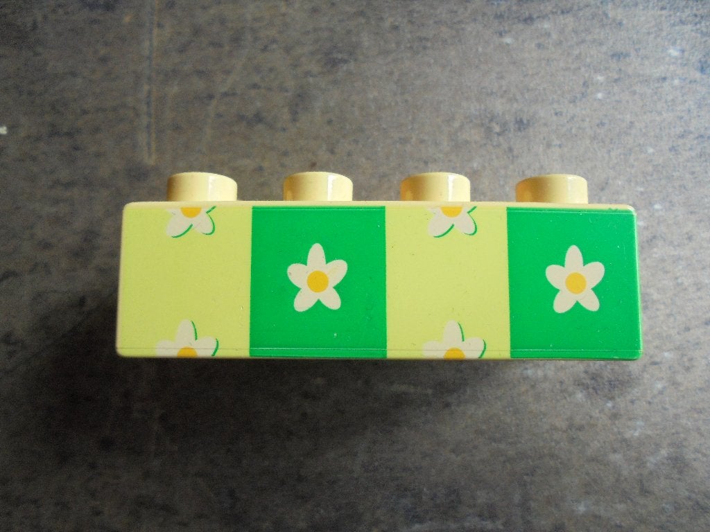 Lego Duplo Brick 2x4 (zie foto's) 2, Ophalen of Verzenden, Gebruikt, Losse stenen, Duplo