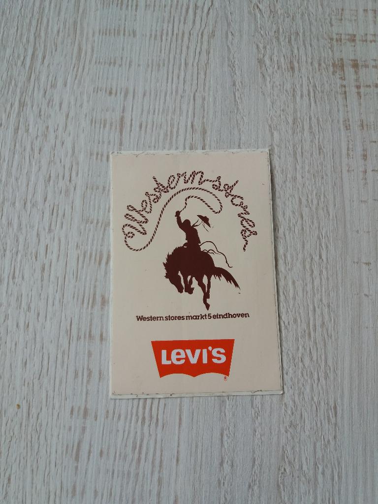 sticker LEVI'S Western stores, Verzamelen, Ophalen of Verzenden, Zo goed als nieuw, Merk