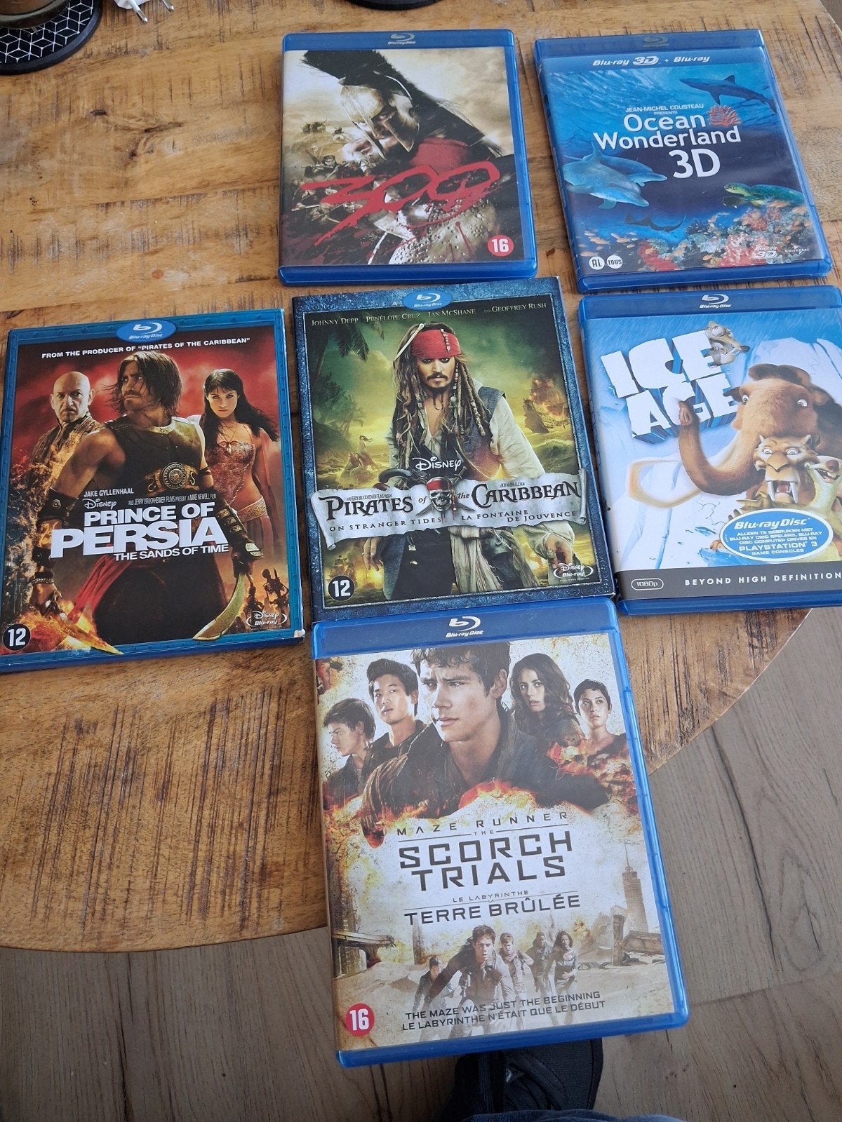 Blu-ray films: Actie, Avontuur en meer (6 stuks), Vanaf 16 jaar, Nederlands, Actie, Ophalen of Verzenden