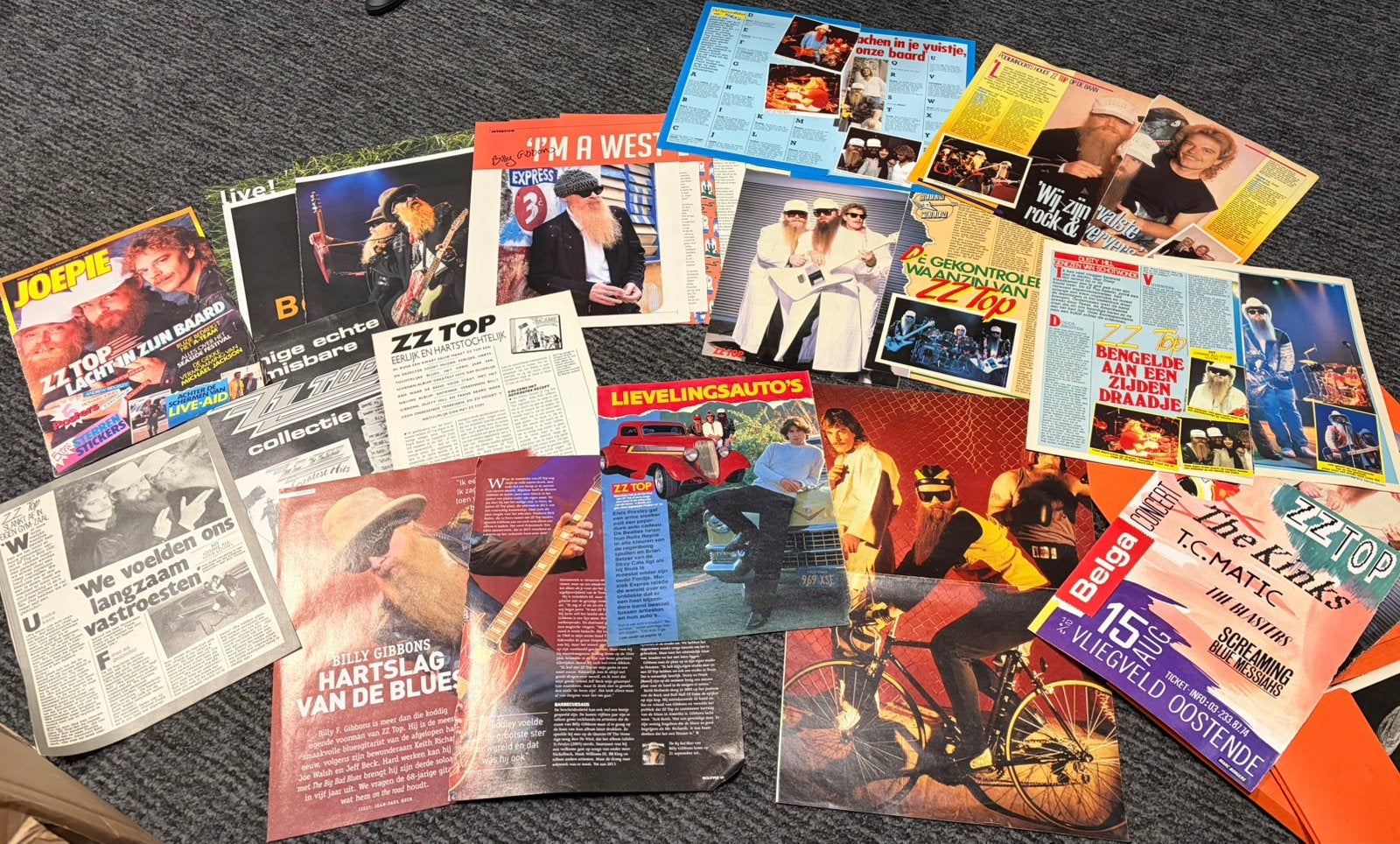 ZZ Top items, Verzamelen, Ophalen of Verzenden, 1980 tot heden, Tijdschrift