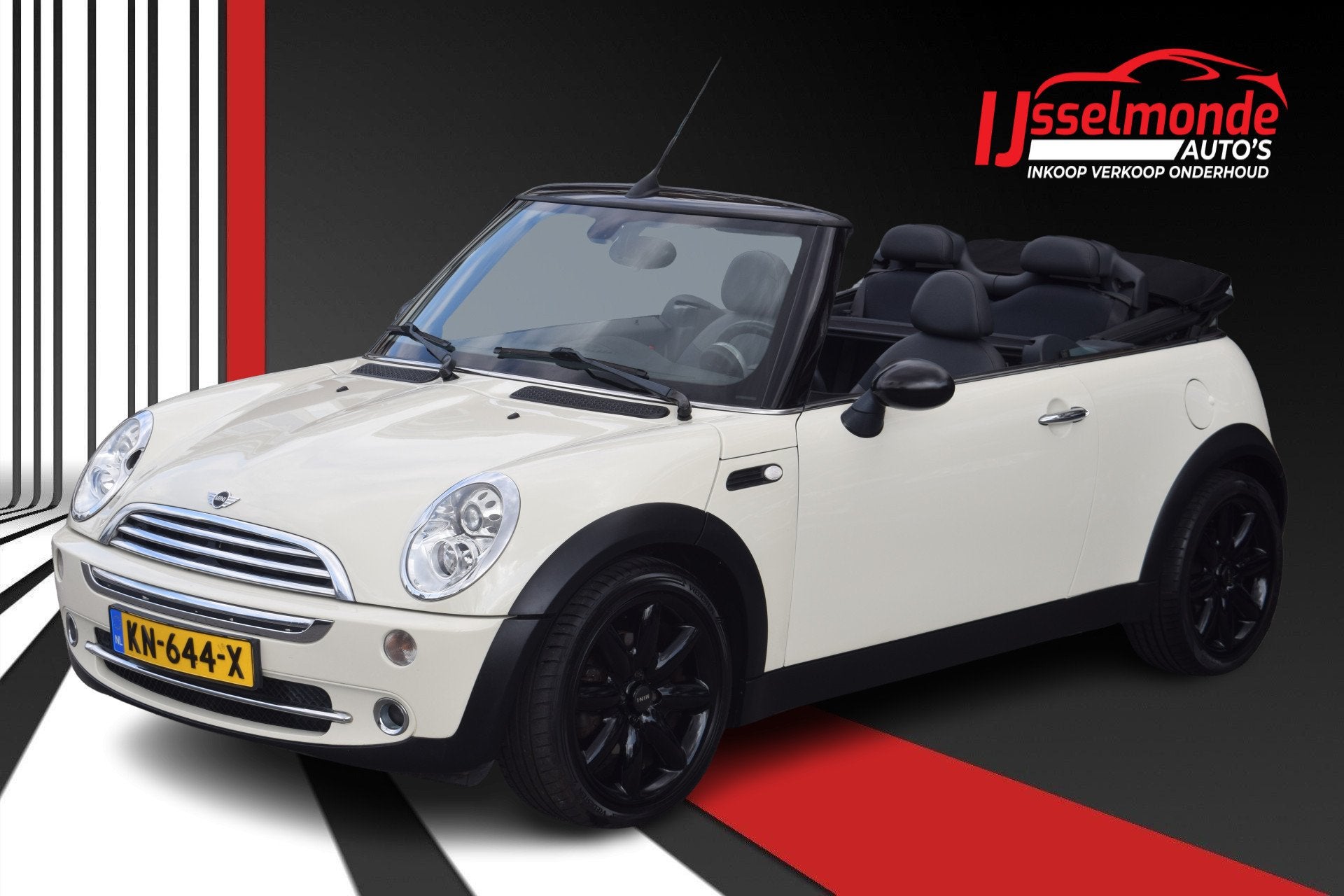MINI Cabrio 1.6 Cooper Sidewalk AIRCO,ELEK CABRIODAK, Auto's, Mini, Voorwielaandrijving, Stof, Gebruikt, Cabriolet