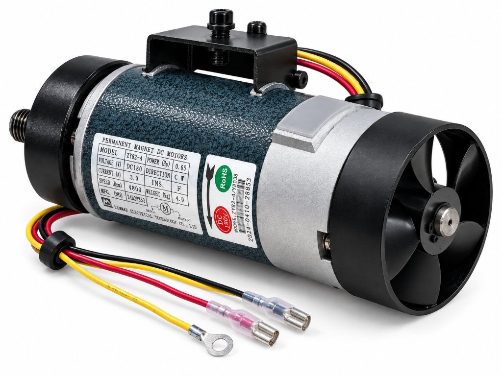 ZY82-4 Loopbandmotor 180V DC 0,65 PK – 4800 RPM Motor, ., Ophalen of Verzenden, Zo goed als nieuw, .