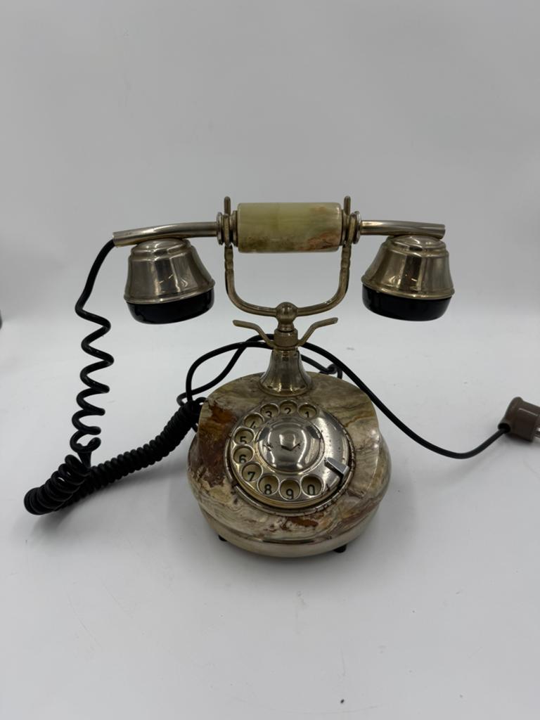 Vintage Onyx Marmeren Telefoon Made in Italy (Klassiek Model, Ophalen of Verzenden