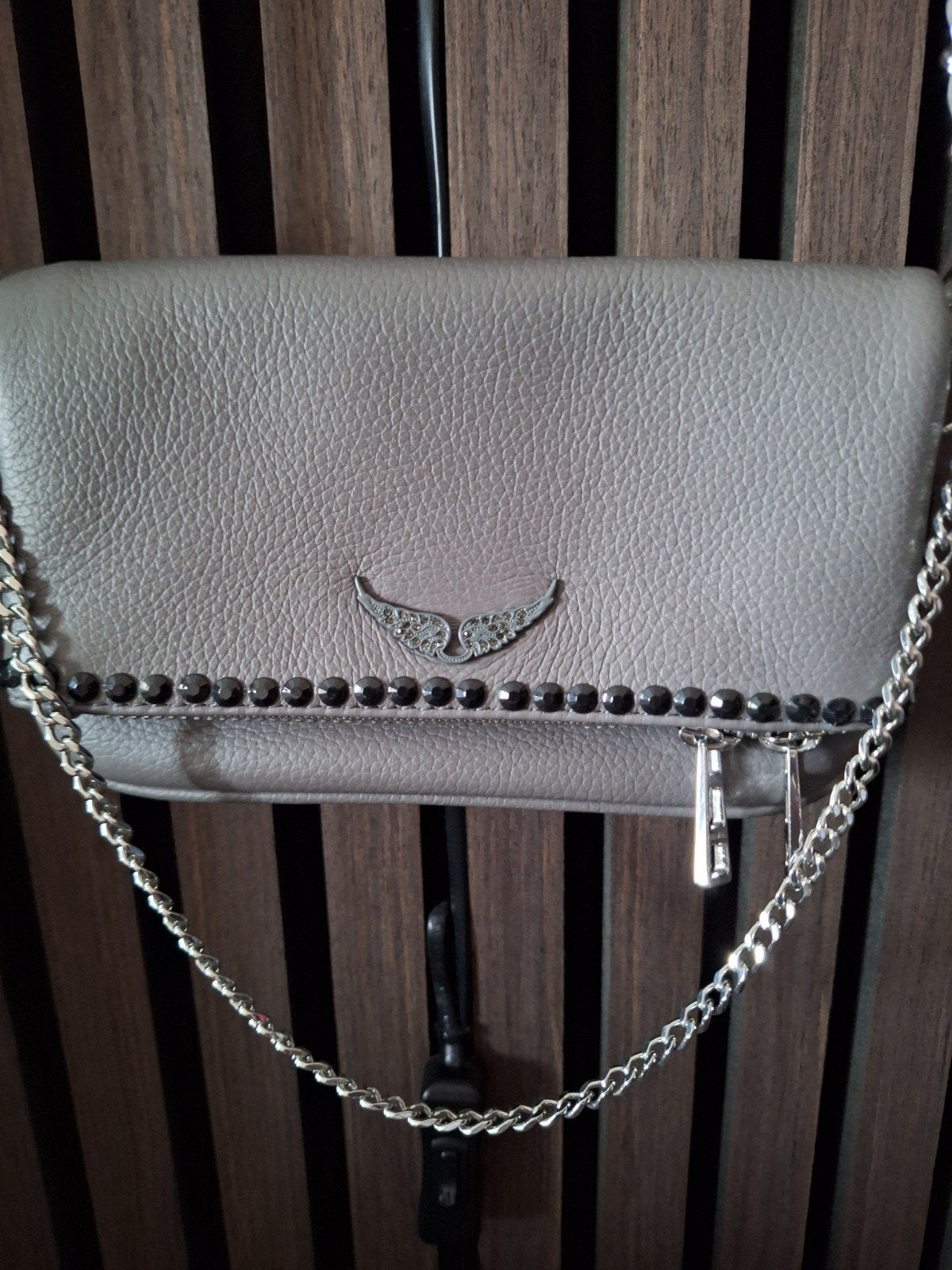 Zadig&Voltaire mini bag/tasje, Ophalen of Verzenden, Zo goed als nieuw, Grijs, Schoudertasje