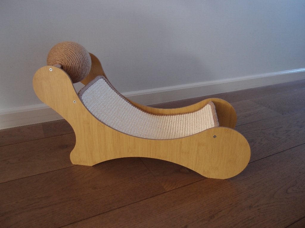 Nieuwe ongebruikte houten katten hangmat bed mand + krab bal, Ophalen of Verzenden, Nieuw, Overige