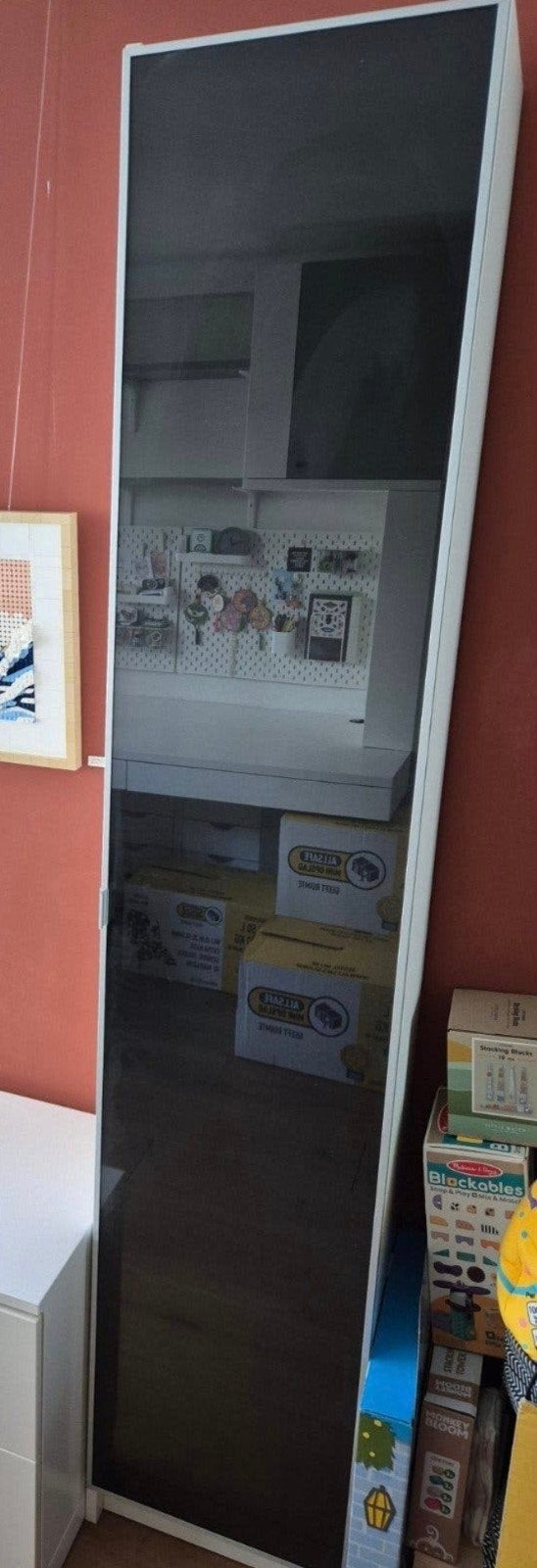 GRATIS Billy boekenkastDEUR (glas), Ophalen, 200 cm of meer, 50 tot 100 cm, Glas