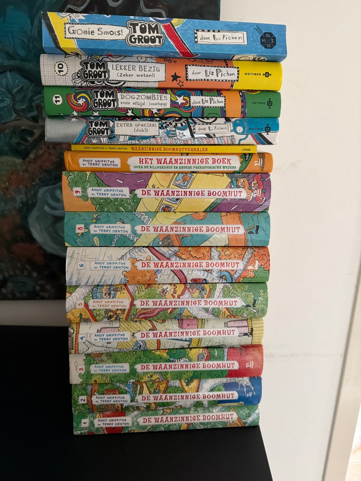 Tom Groot & De Waanzinnige Boomhut boekenpakket, Ophalen, Gelezen, Fictie algemeen