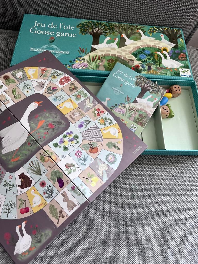 Ganzenbord 'Goose Game' van Djeco - Klassiek familiespel, Hobby en Vrije tijd, Gezelschapsspellen | Bordspellen, Drie of vier spelers