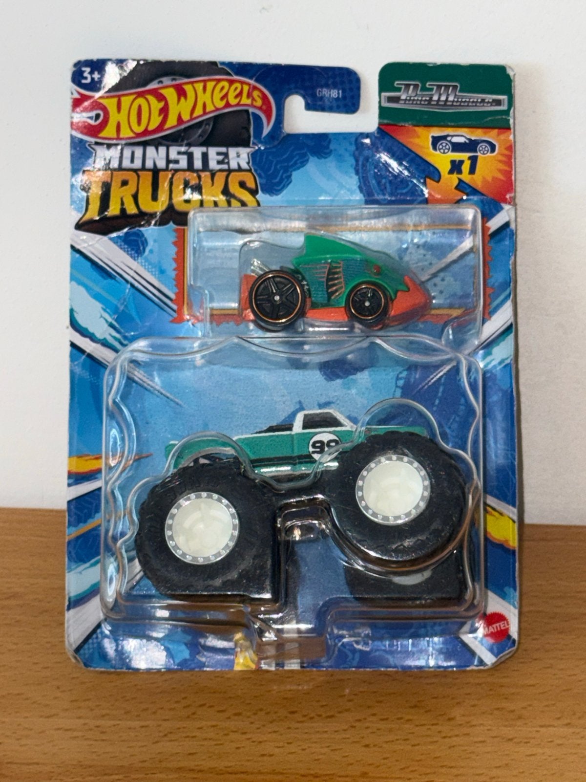 Hot Wheels Monster Trucks Race Ace & Demo Derby, Ophalen of Verzenden, Nieuw