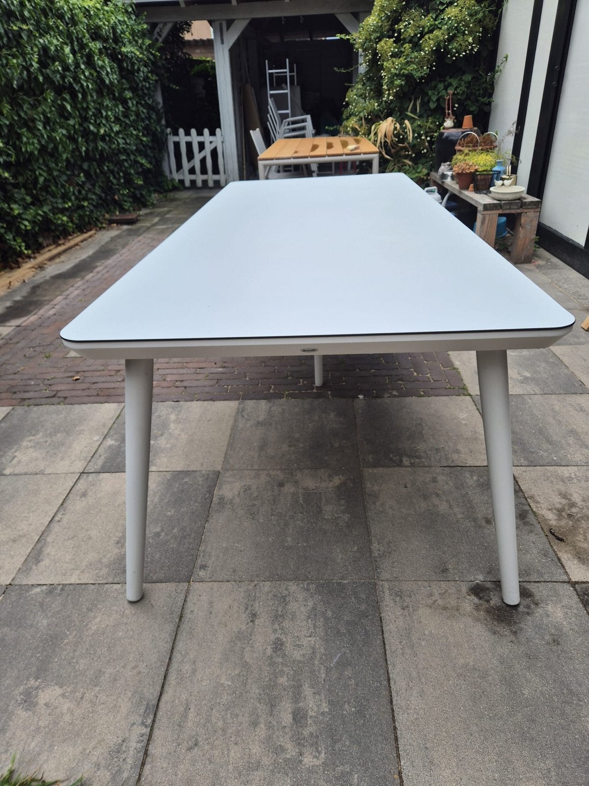 Hartman Sophie Studio tuintafel 240x100 cm wit, Tuin en Terras, Tuintafels, Ophalen