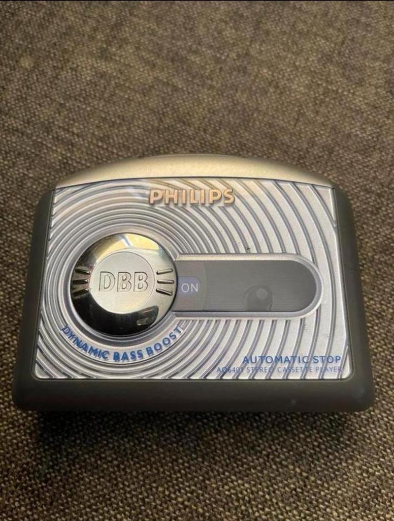 Walkman Philips  cassette player vintage, Ophalen of Verzenden, Walkman