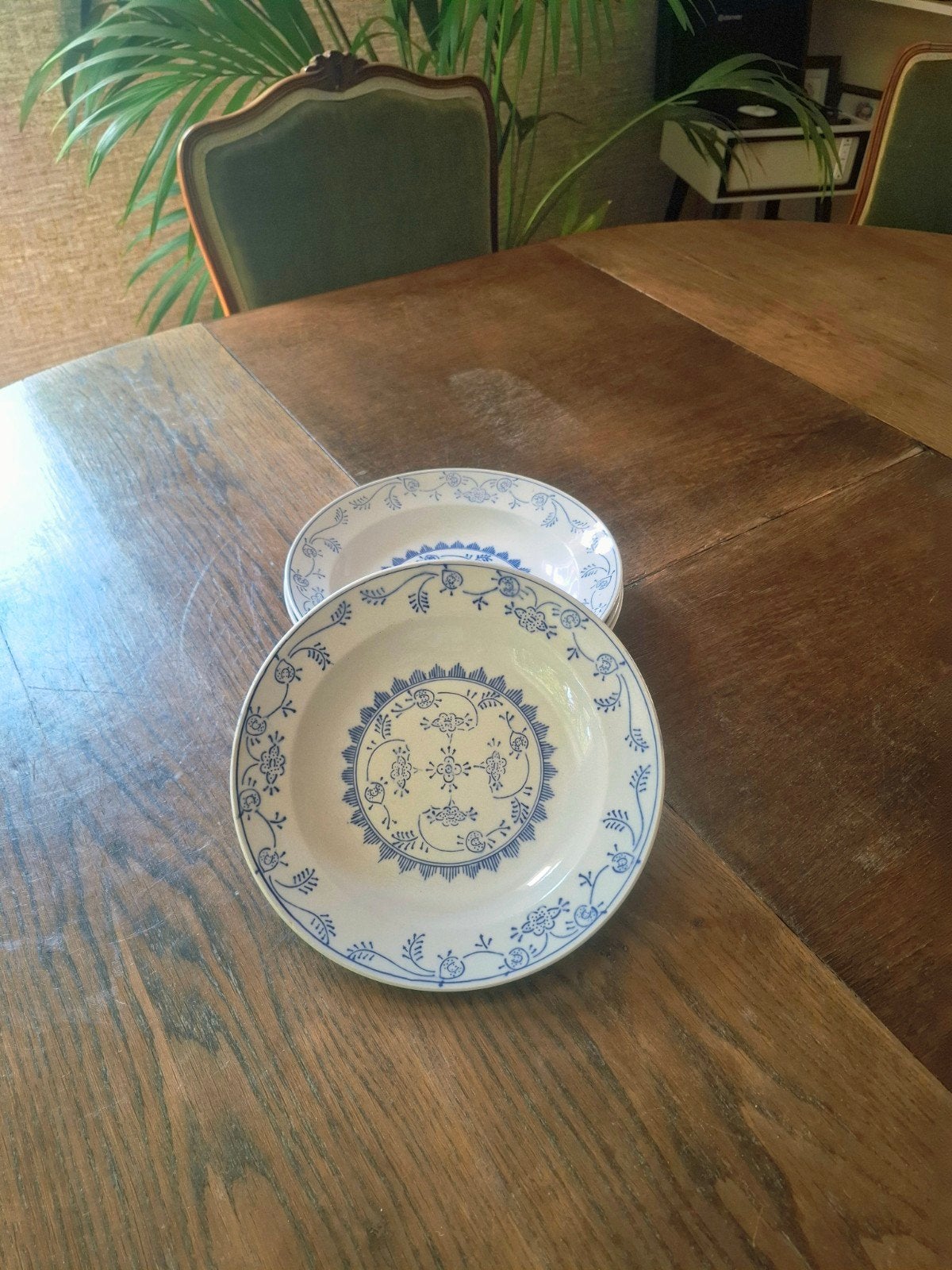 Vintage soepborden Boch Meissen - set van 4, Ophalen of Verzenden