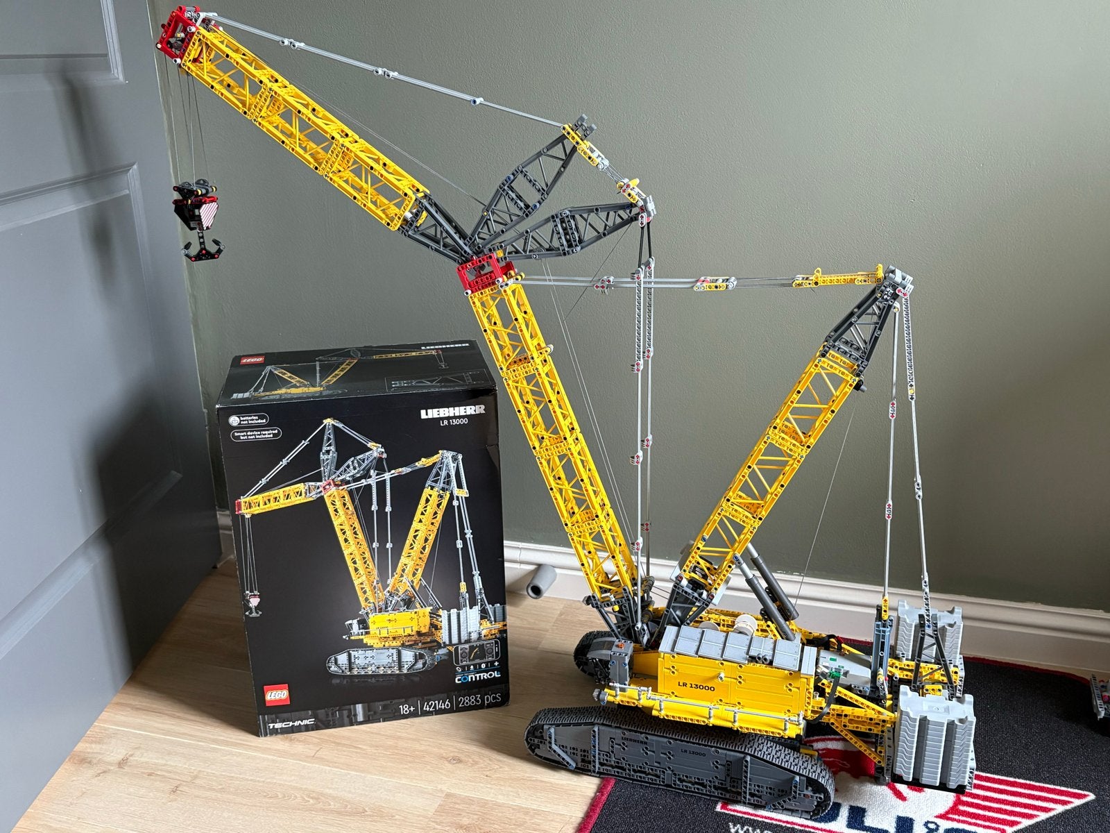 Lego Technic Liebherr LR 13000 (42146) - Compleet!, Lego, Ophalen of Verzenden, Zo goed als nieuw, Complete set