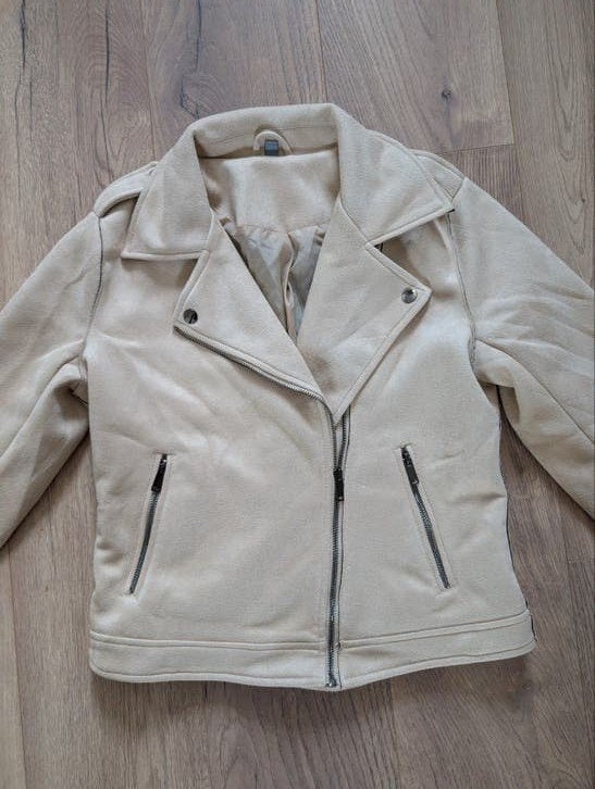 Zeeman suède-look jasje 38/40 (M) beige, Maat 38/40 (M), Zeeman, Beige, Ophalen of Verzenden