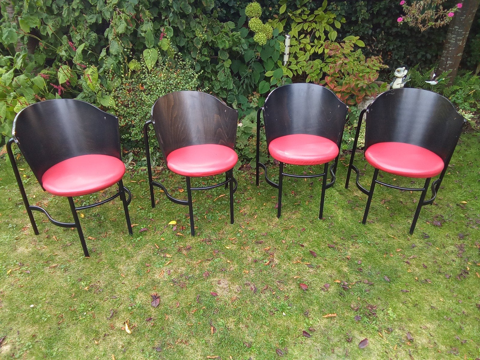 4 Brobon design stoelen van A. Bonnema en Van den Broeke, Ophalen, Gebruikt, Zwart, Postmodern