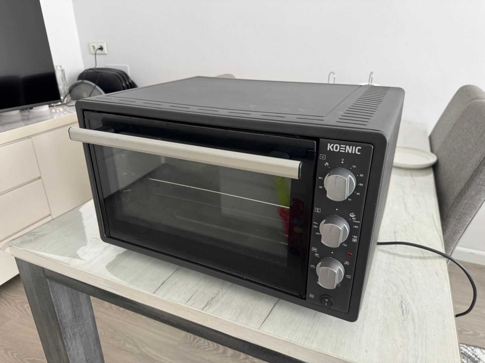 Koenic Grill en BakOven | 42L | Schoon | Werkt Goed, Witgoed en Apparatuur, Ophalen, Minder dan 45 cm, Hete lucht, Oven met grill