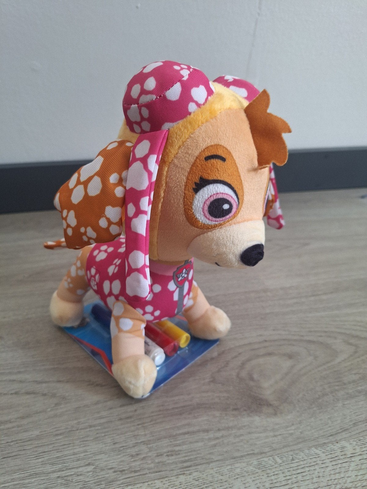 Nieuwe Paw Patrol Skye Doodle Pup met uitwisbare stiften, Overige merken, Nieuw, Met label, Roze