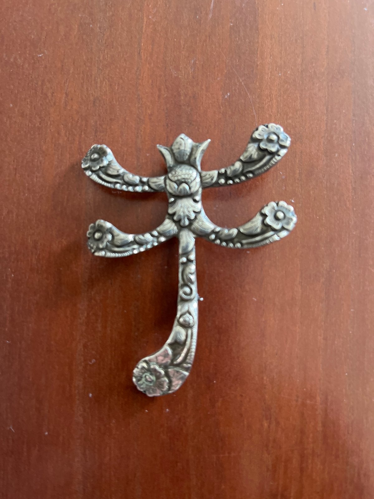 Djokja zilveren broche in de vorm van een libelle, Sieraden, Tassen en Uiterlijk, Broches, 4 tot 7 cm, Gebruikt, Ophalen of Verzenden