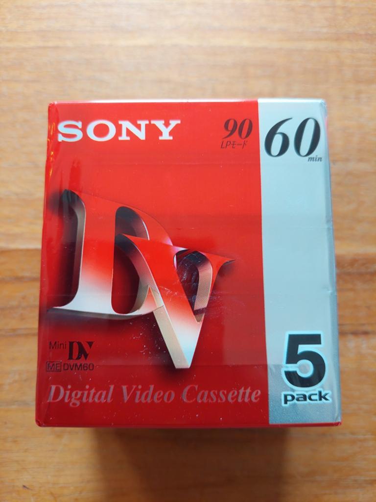 Sony Mini DV Digitale Videocassettes - 5-pack, Mini dv, Nieuw, Ophalen of Verzenden, Band, Disc of Geheugen