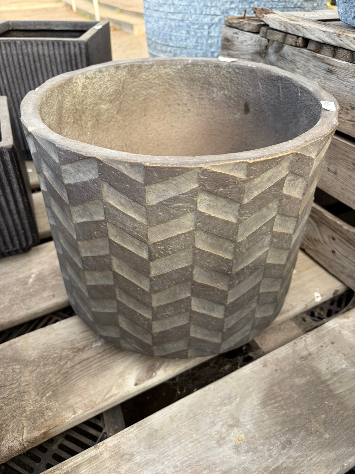 Bloempot nieuw, Ophalen, Kunststof, Minder dan 30 cm, Rond