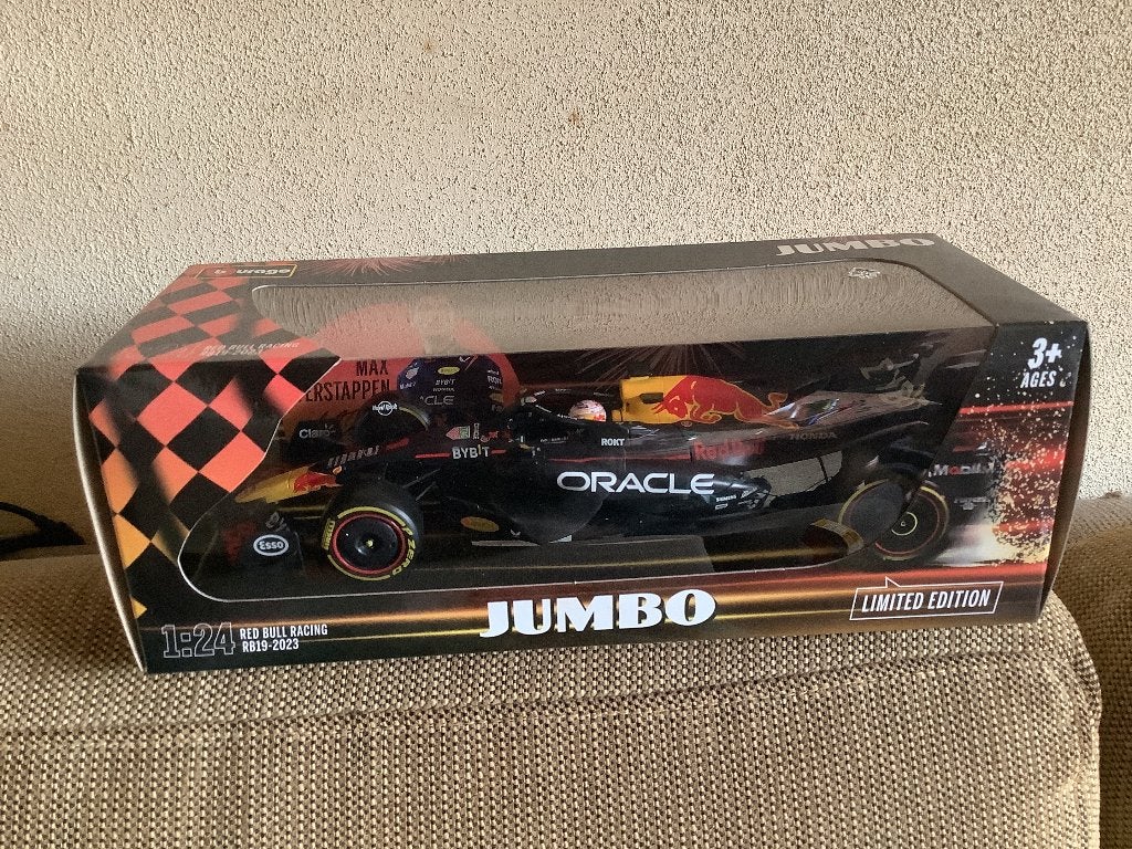 Max Verstappen jumbo, Ophalen of Verzenden, Nieuw, Auto, Bburago