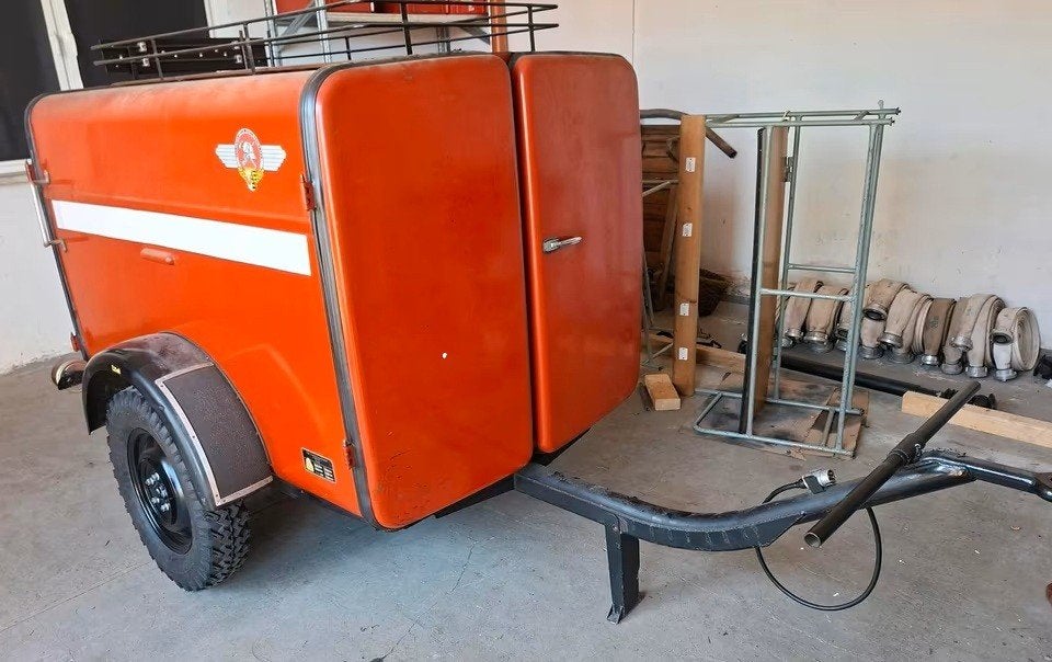 Oldtimer Aanhangwagen BLA ex Feuerwehr. Museumstuk., Ophalen, Gebruikt