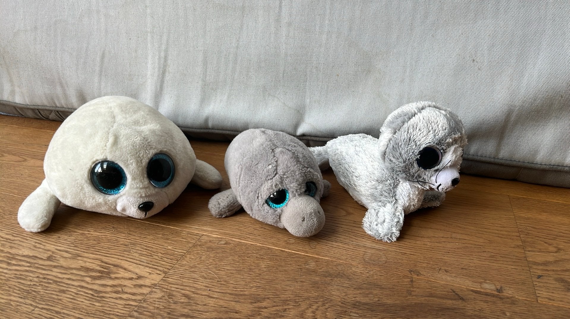 Zeehonden knuffels Ty en lumo stars, Ophalen, Gebruikt, Overige typen
