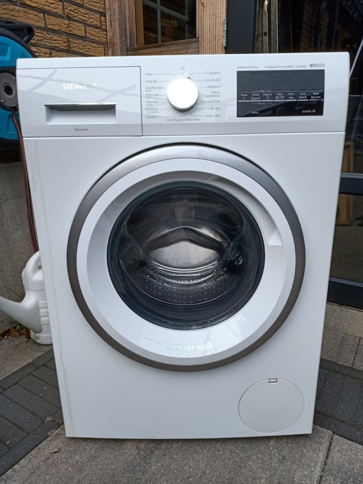 Siemens wasmachine met i-doss IQ500 8kg 1400 t/pm, Ophalen, 1200 tot 1600 toeren, Gebruikt, 8 tot 10 kg