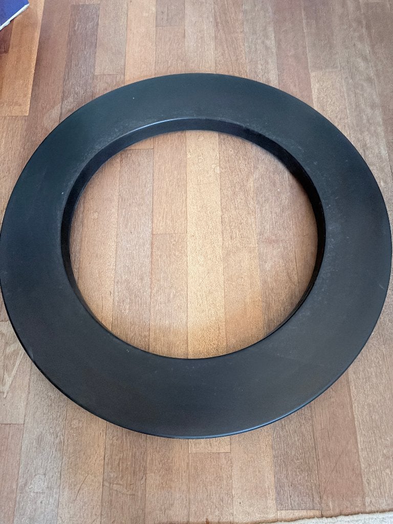 Dartbord Surround Ring Black - Rubberen Beschermring (Zwart), Ophalen, Gebruikt, Dartbord