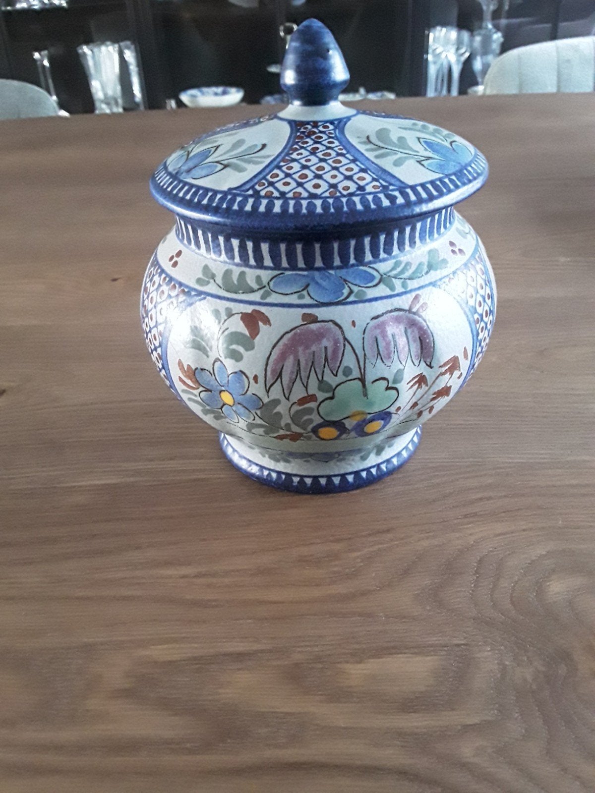 dekselpotje Plateelbakkerij zuid Holland plazuid., Ophalen of Verzenden