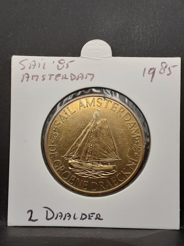 Penning Sail Amsterdam 1985, Postzegels en Munten, Penningen en Medailles, Ophalen of Verzenden, Overige materialen, Nederland