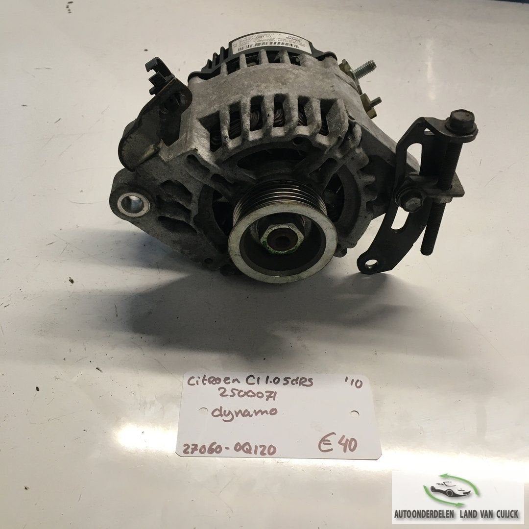 Citroen C1 1.0 5drs 2010 Wagennr 2500071   Dynamo  27060-0Q1, Gebruikt, -, -, Ophalen of Verzenden
