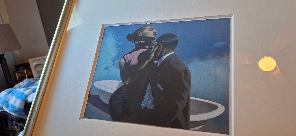 Pastel van Jan Bouman gesigneerd en mooi ingelijst, Antiek en Kunst, Ophalen